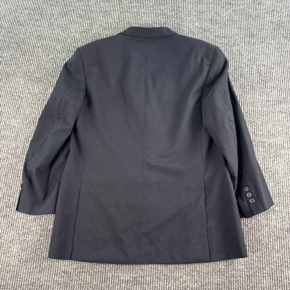 Brooks Brothers Makers Brooksease Blazer 41R Navy Wool USA Ivy Prep Sack Coat